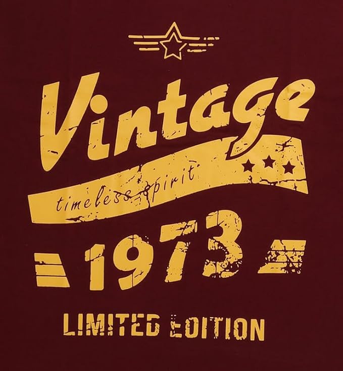 Men's Half Sleeve Round Neck Chest Print Regular Fit Cotton T-Shirt | Maroon