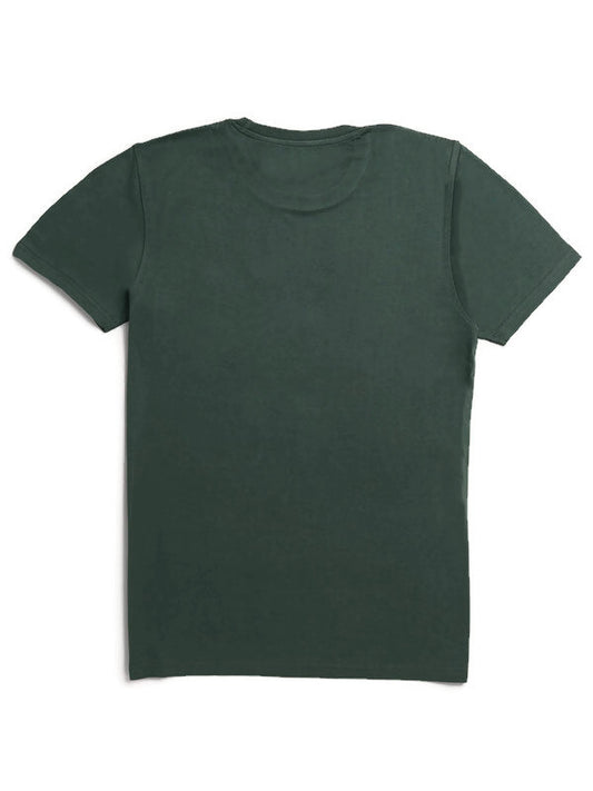 Men's Stylish Regular FIt Chest Print Cotton Tees T-Shirt | Garden Topiary