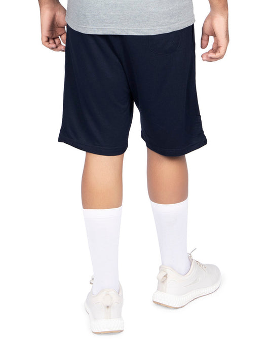 Men's Regular Fit Plain Shorts Half Pant | Navy