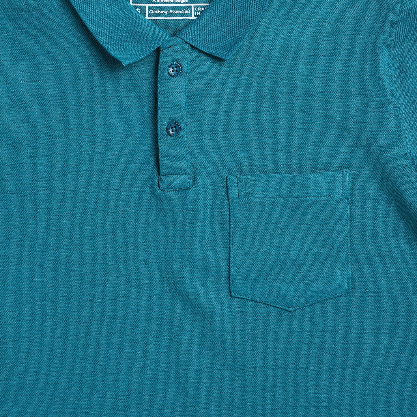 Mens Plain Polo | Storm Green
