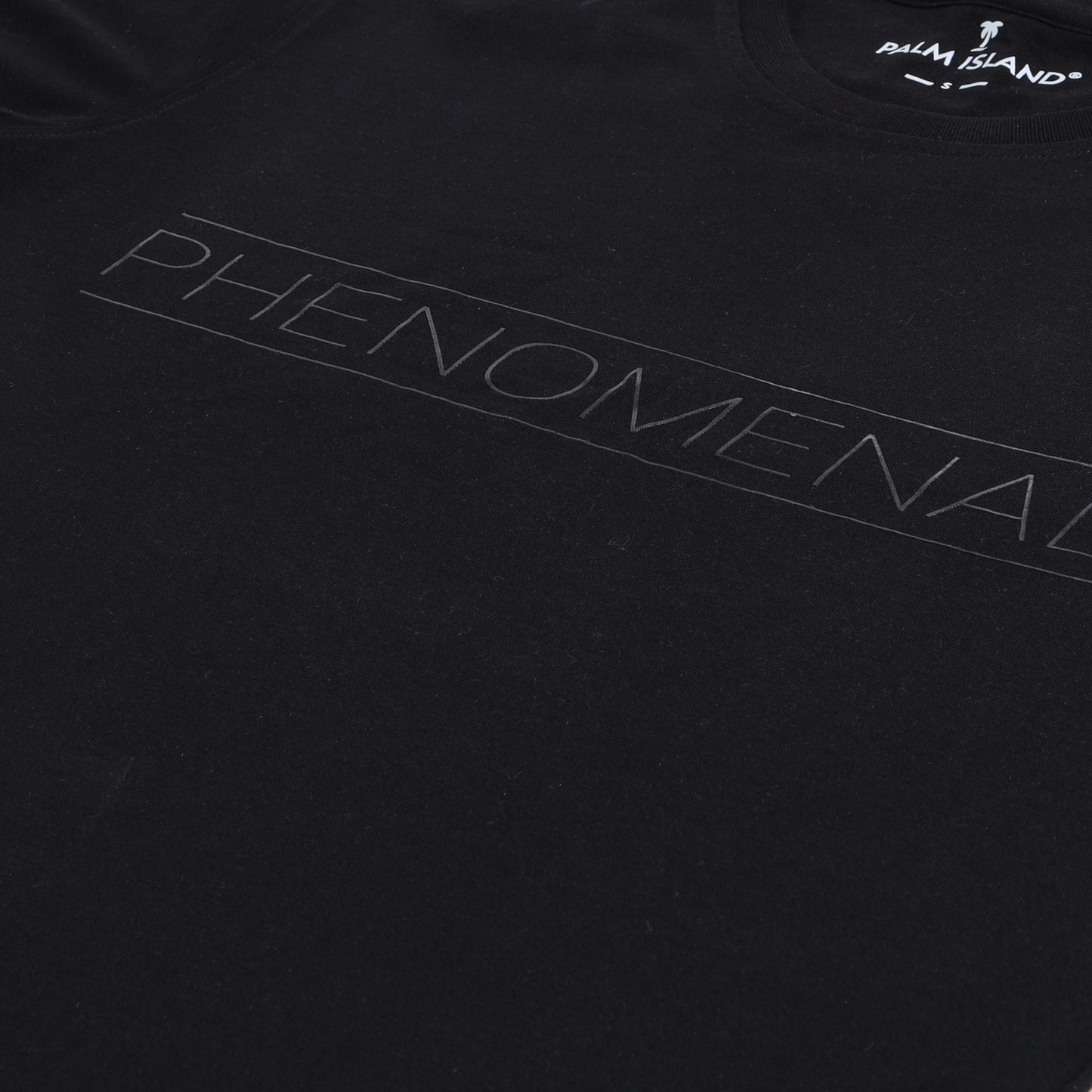 Men's Stylish Chest Print Tees T-Shirt | Black