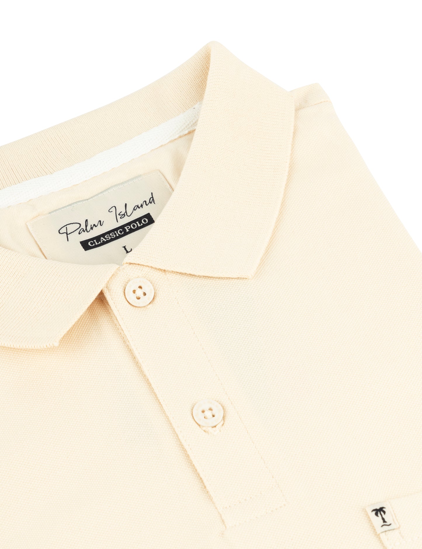 Men's Regular Fit Polo T-Shirt | Butter Cream