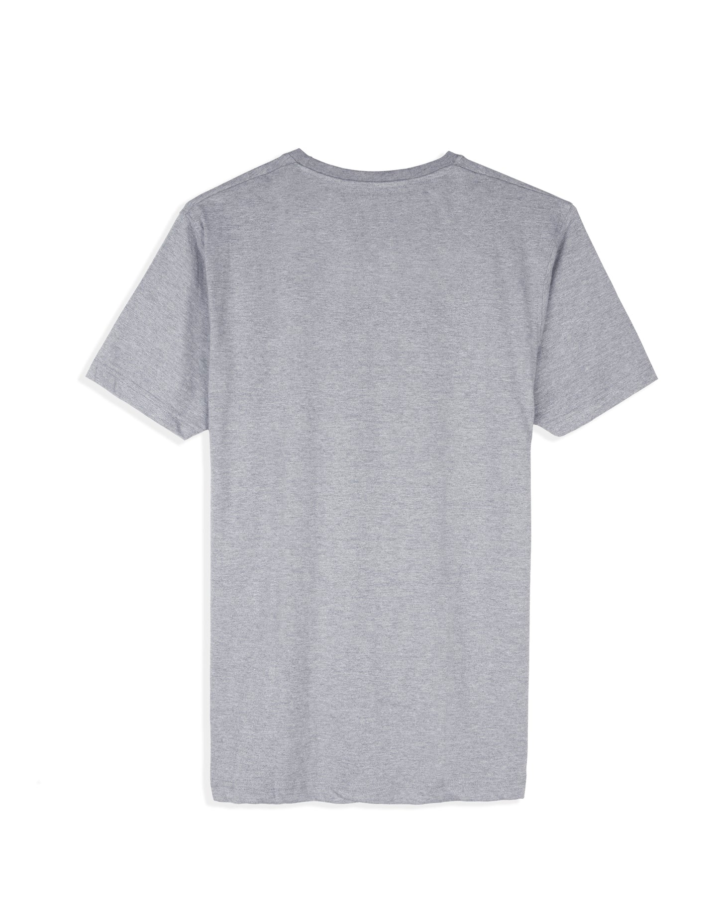 Men's Stylish Casual Regular Fit Plain Tees T-Shirt | Navy Melange