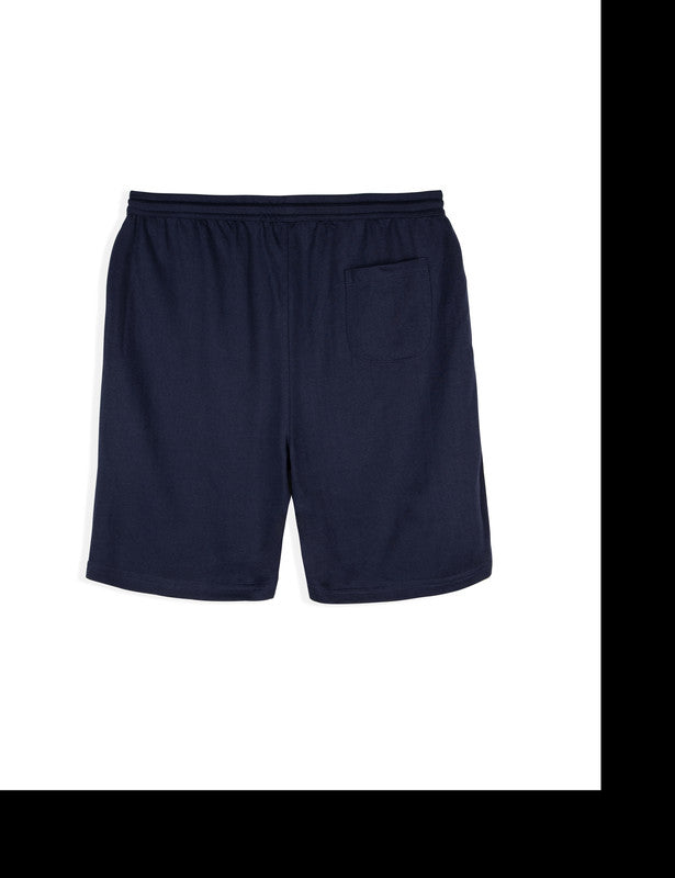 Men's Regular Fit Plain Shorts Half Pant | Navy