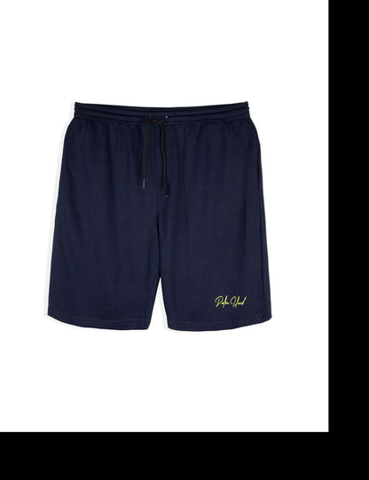 Men's Regular Fit Plain Shorts Half Pant | Navy