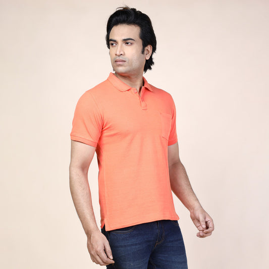 Mens Plain Polo | Camellia