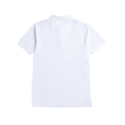 Mens Plain Polo|  White