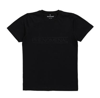 Men's Stylish Chest Print Tees T-Shirt | Black