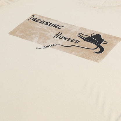 Men's Stylish Chest Print Tees T-Shirt | Butter Cream