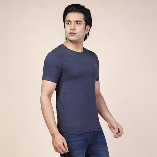 Navy Melange T-shirt